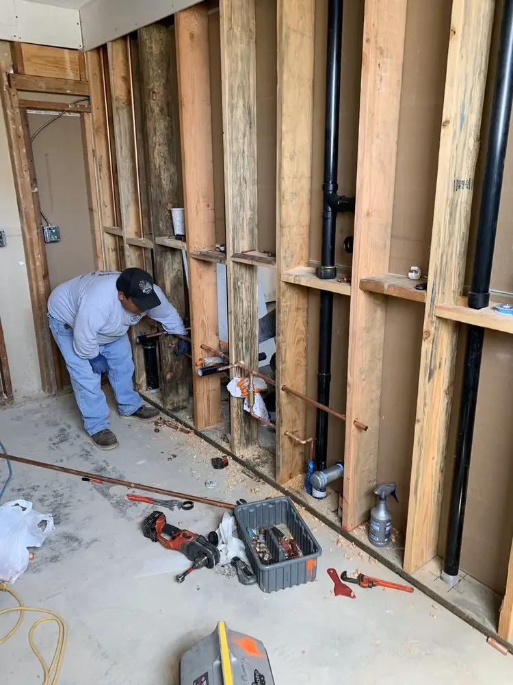 Commercial rough-in plumbing for Trenchless Sewer Repair in Branchburg